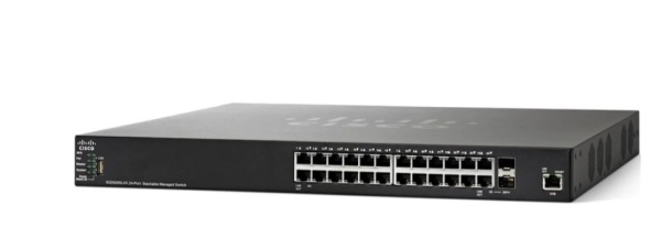 24-port Gigabit PoE+ Stackable Switch CISCO SG350X-24P-K9