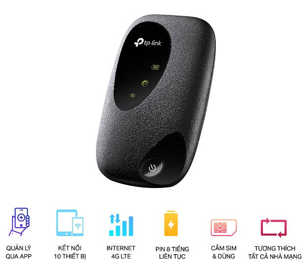 Bộ phát Wi-Fi di động 4G LTE TP-LINK M7000