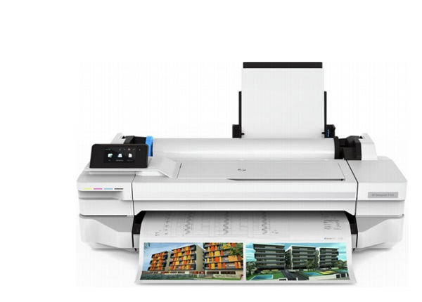 Máy in màu khổ lớn không dây HP Designjet T130 24-in (5ZY58A)