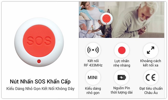 Nút nhấn SOS SmartZ