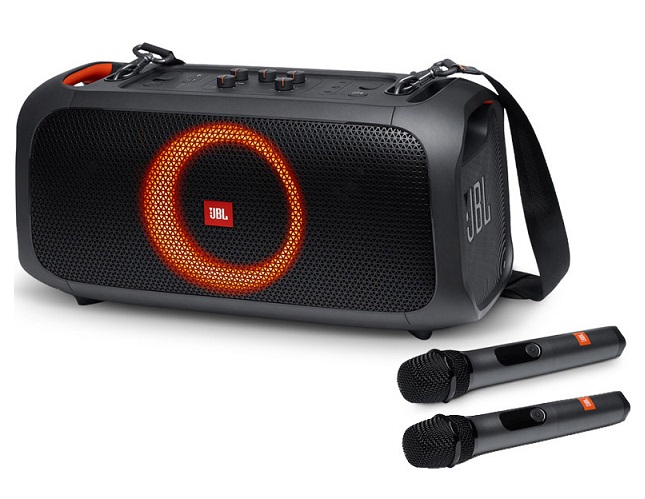 Loa tiệc di động kèm micro không dây JBL PartyBox On The Go