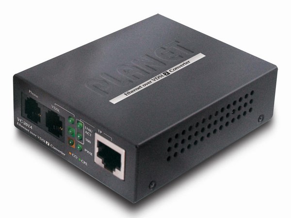 Ethernet over VDSL2 Converter PLANET VC-201A