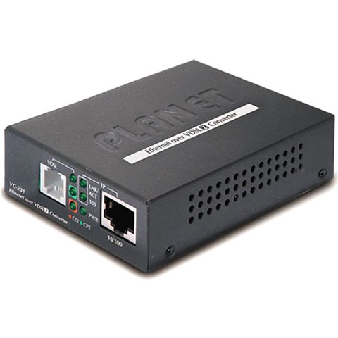 Ethernet over VDSL2 Converter PLANET VC-231