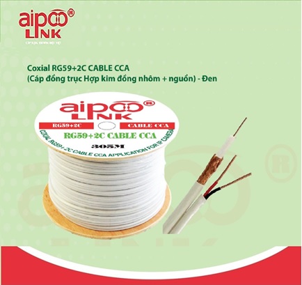 Cáp đồng trục RG59+2C CCA Aipoo Link