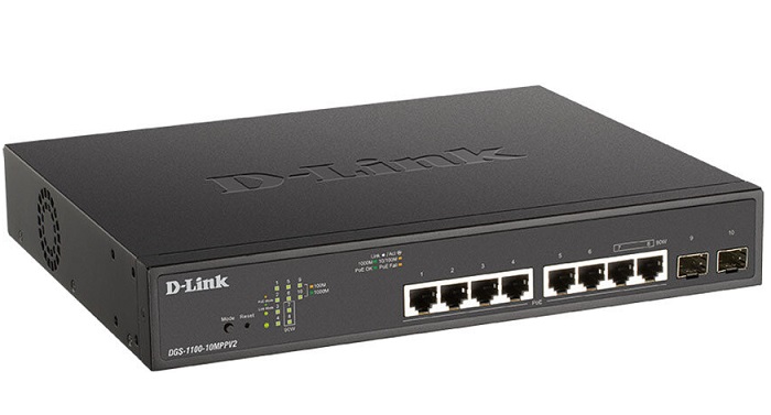 10-port Gigabit Smart Managed PoE Switch D-Link DGS-1100-10MPPV2