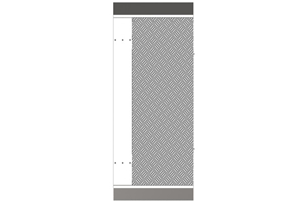 Swing Barrier Base Module single lane HIKVISION DS-K3B601-BASE750-S(O-STD)Make