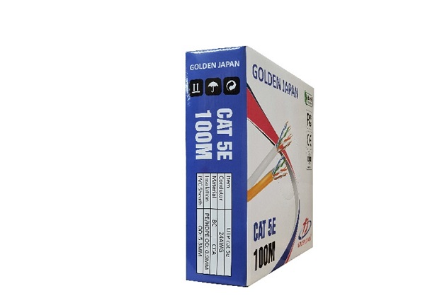 Cáp mạng GOLDEN JAPAN UTP CAT.5E (100m/cuộn)