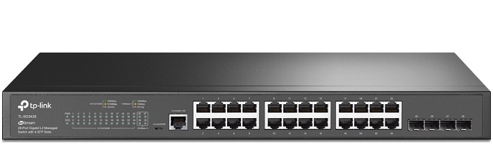 JetStream 24-Port Gigabit L2 Managed Switch with 4 SFP Slots TP-LINK TL-SG3428