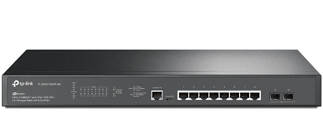 8-Port 2.5G and 2-Port 10GE SFP+ with 8-Port PoE Switch TP-LINK TL-SG3210XHP-M2