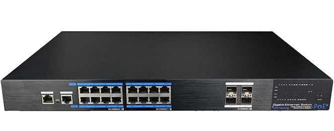 16-Port Gigabit PoE Managed Switch IONNET IGS-2016W-v2 (320)