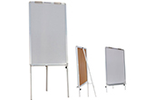 Bảng viết | Bảng Flipchart 3 chân viết bút lông Poly Taiwan BAVICO kích thước 80x60cm