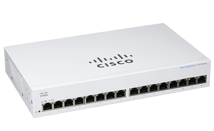 16-Port Gigabit Ethernet Unmanaged Switch CISCO CBS110-16T-EU