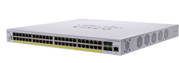 52-port Gigabit Ethernet PoE Managed Switch CISCO CBS350-48FP-4G-EU