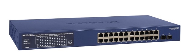 28-Port Gigabit Ethernet PoE+ Smart Managed Switch NETGEAR GS724TPP