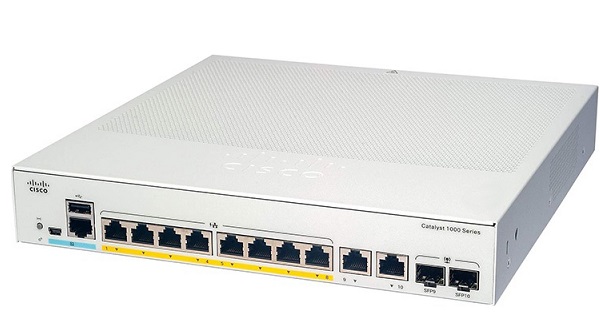 8-Port Gigabit Ethernet PoE Switch CISCO C1000-8P-E-2G-L