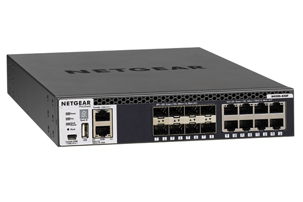 8-port 10G and 8 SFP+ ports Managed Switch NETGEAR M4300-8X8F (XSM4316S)