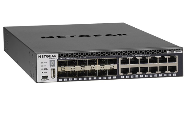 12x10GBASE-T and 12xSFP+ Managed Switch NETGEAR M4300-12X12F (XSM4324S)