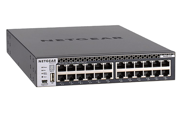 24x10G and 4xSFP+ (shared) Managed Switch NETGEAR M4300-24X (XSM4324CS)