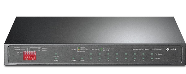 10-Port Gigabit with 8-Port PoE+ Unmanaged Switch TP-LINK TL-SG1210MP