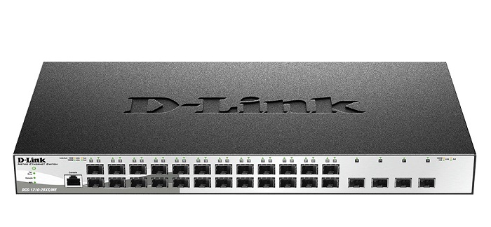 28-Port Gigabit Fiber Metro Ethernet Switch D-Link DGS-1210-28XS/ME