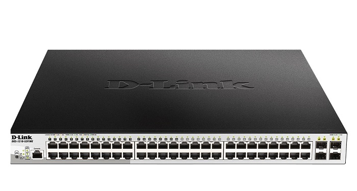 52-Port Gigabit Metro Ethernet PoE Switch D-Link DGS-1210-52P/ME