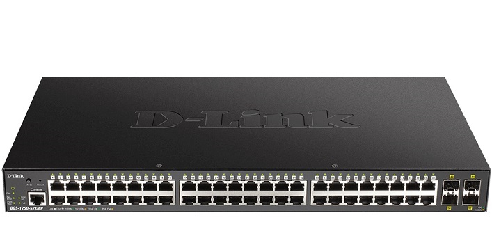 52-Port Gigabit Smart Managed PoE Switch D-Link DGS-1250-52XMP