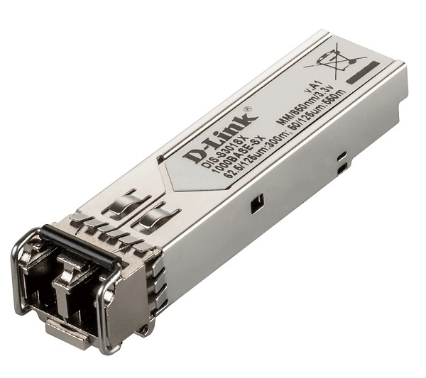 1-port Mini-GBIC SFP to 1000BaseSX Multi Mode Fiber Transceiver D-Link DIS-S301SX