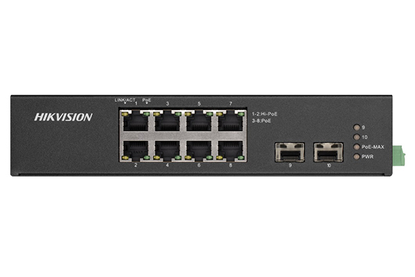 8-Port Gigabit Unmanaged Hi-PoE Switch HIKVISION DS-3T0510HP-E/HS