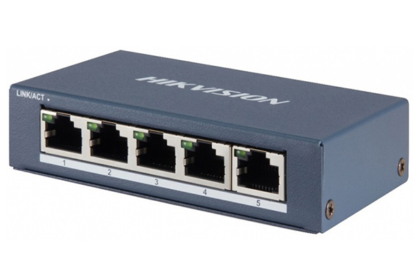 5-Port Gigabit Unmanaged Switch HIKVISION DS-3E0505-E