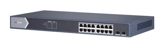 16-Port Gigabit Unmanaged PoE Switch HIKVISION DS-3E0518P-E/M