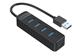 Bộ chia Hub ORICO | Bộ chia USB HUB 4 cổng ORICO TWU3-4A-BK