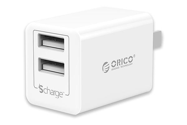 Sạc điện thoại USB 2 cổng 2.4A ORICO WHB-2U