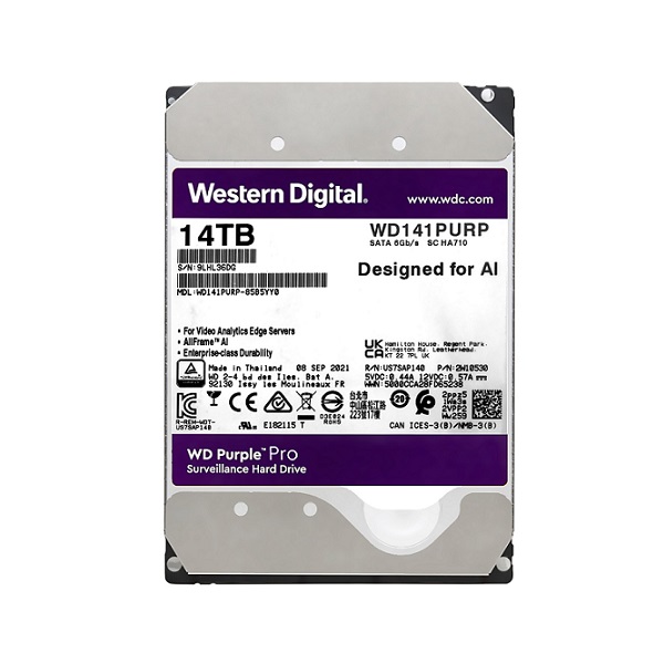 Ổ cứng chuyên dụng 14TB WESTERN PURPLE WD141PURP