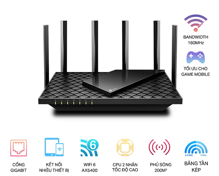 AX5400 Dual-Band Gigabit Wi-Fi 6 Router TP-LINK Archer AX72