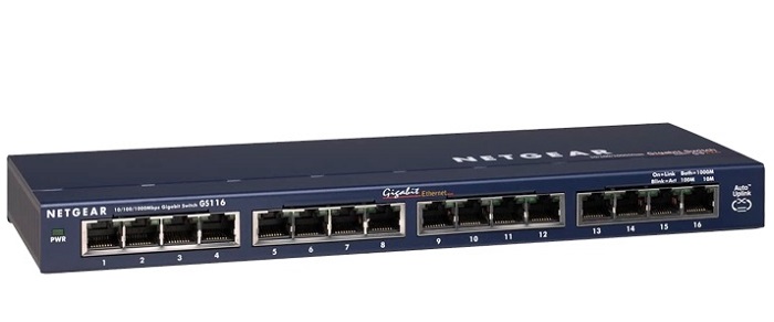 16-Port Gigabit Unmanaged Switch NETGEAR GS116GE