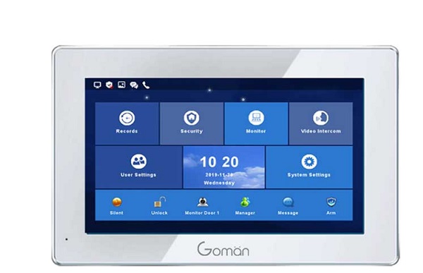 Màn hình chuông cửa thông minh IP GOMAN GM-MT7i343-W