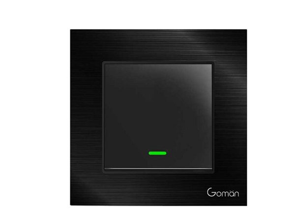 Công tắc thông minh kết nối Zigbee 1 nút GOMAN GM-Z1G86-311S/B/G