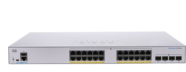 28-Port Gigabit Ethernet SFP Managed Switch CISCO CBS350-24S-4G-EU