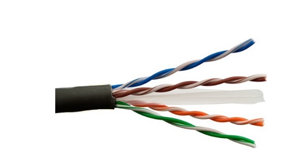 Cáp mạng 4 đôi LS CAT6 U/UTP copper (UTP-G-C6G-P1EN-N 0.5X004P/BK)