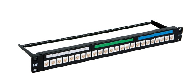 LS Simple Unshielded Cat 6A Patch Panel (LS-PP-UC6A-24P-WM-ERI)