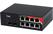 Media Converter AOA | 8x10/100/1000M RJ45 PoE + 2 Slots SFP GE Media Converter AOA AES3208P-SFP