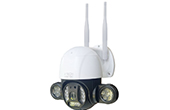 Camera IP J-TECH | Camera IP Speed Dome không dây Wifi 3.0 Megapixel J-TECH HD6719C