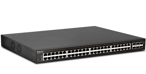 48-Port Layer2+ Managed Gigabit Switch Draytek VigorSwitch P2540x