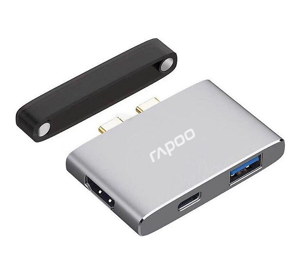 Bộ chia USB Type-C 3 in 1 RAPOO XD20M