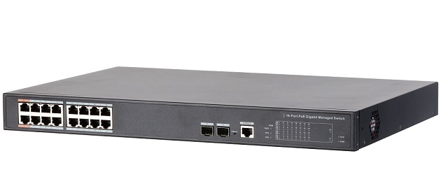 16-Port PoE Gigabit Managed Switch DAHUA DH-PFS4218-16GT-190