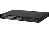 Switch PoE DAHUA | 24-Port 10/100Mbps PoE Managed Switch DAHUA DH-PFS3226-24ET-240