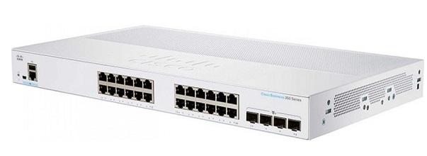 20-port 10G Copper + 4-port 10G copper/SFP+ Combo Managed Switch CISCO CBS350-24XT-EU