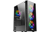 Vỏ case-Nguồn tản nhiệt MIK | Vỏ Case máy tính MIK TN10 (3 FAN GALAXY RGB)