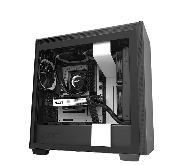 Mid-Tower Case with Tempered Glass NZXT H710 MATTE WHITE