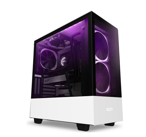 Premium Compact Mid-tower Case NZXT H510 ELITE MATTE WHITE